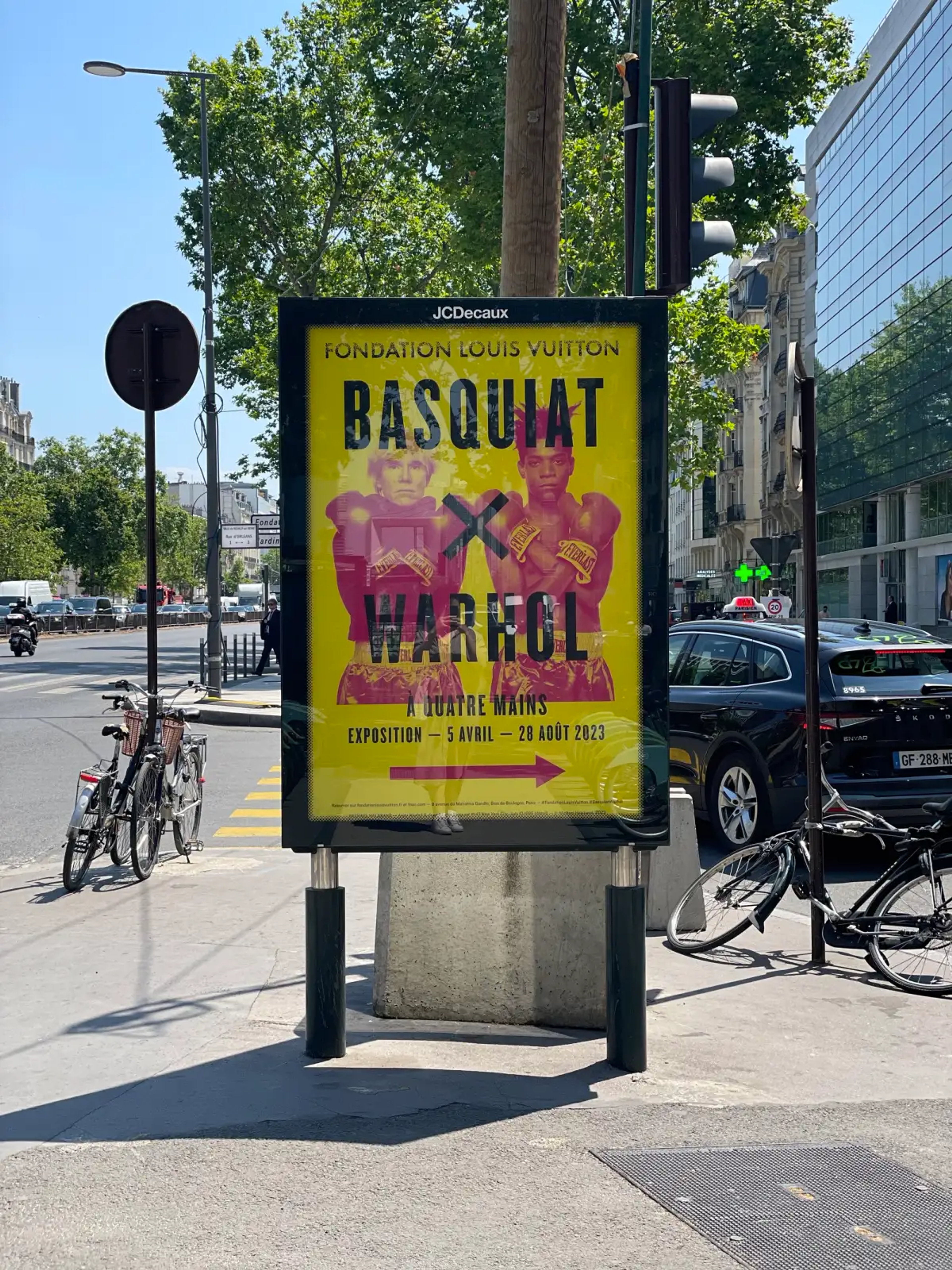 Affiche de l'exposition « Four Hands »