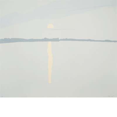Sunset, Lake Wesserunset 2 - Signed Print by Alex Katz 1972 - MyArtBroker