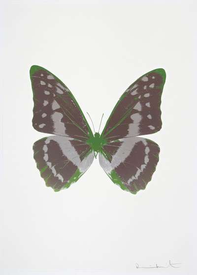 The Souls III (gunmetal, silver gloss, leaf green) - Signed Print by Damien Hirst 2010 - MyArtBroker