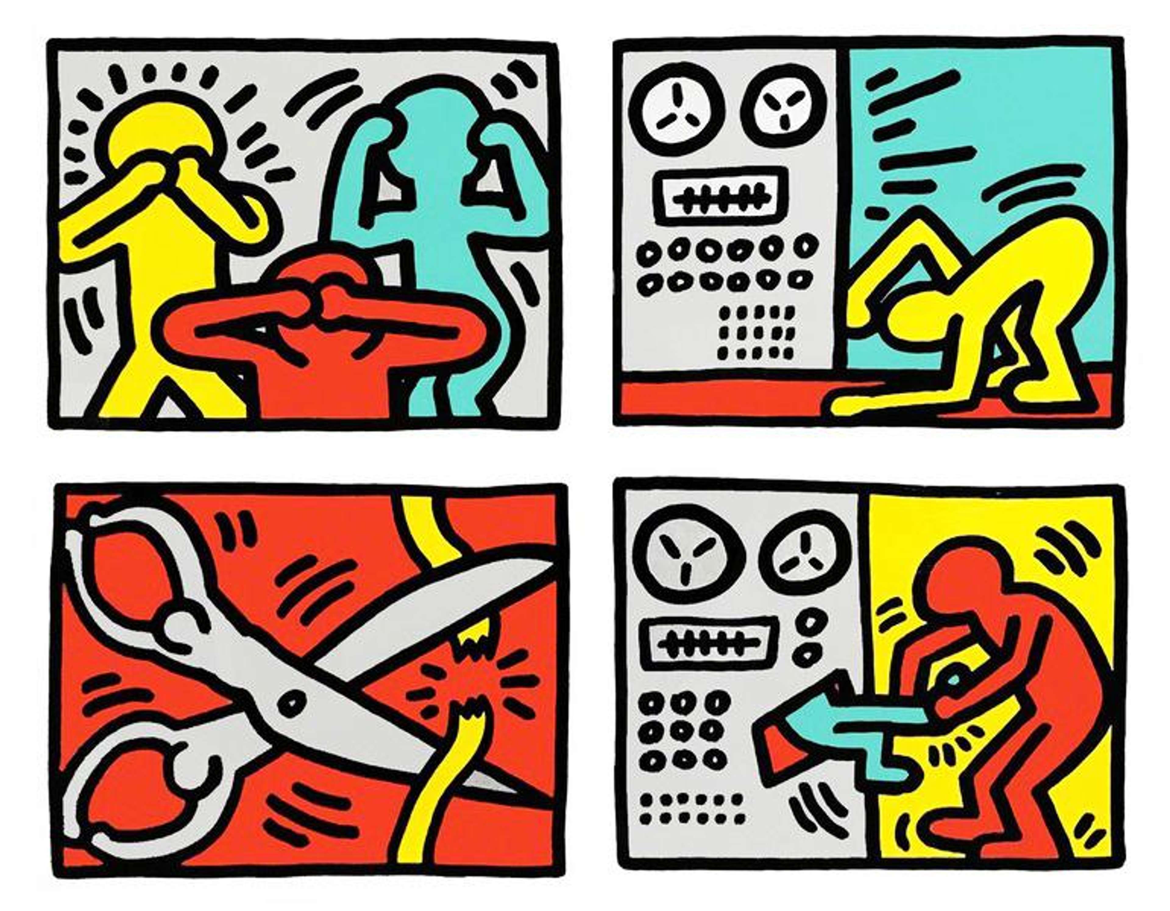 Pop Shop Quad III by Keith Haring 