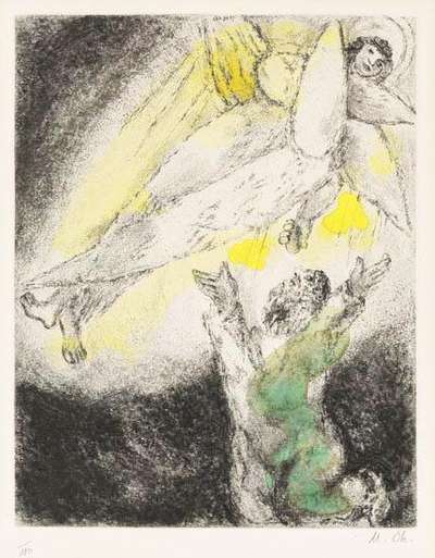 Vision D'Esaïe - Signed Print by Marc Chagall 1931 - MyArtBroker