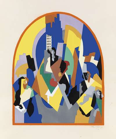 Décoration Pour La Gare De Moscou - Signed Print by Albert Gleizes 1926 - MyArtBroker