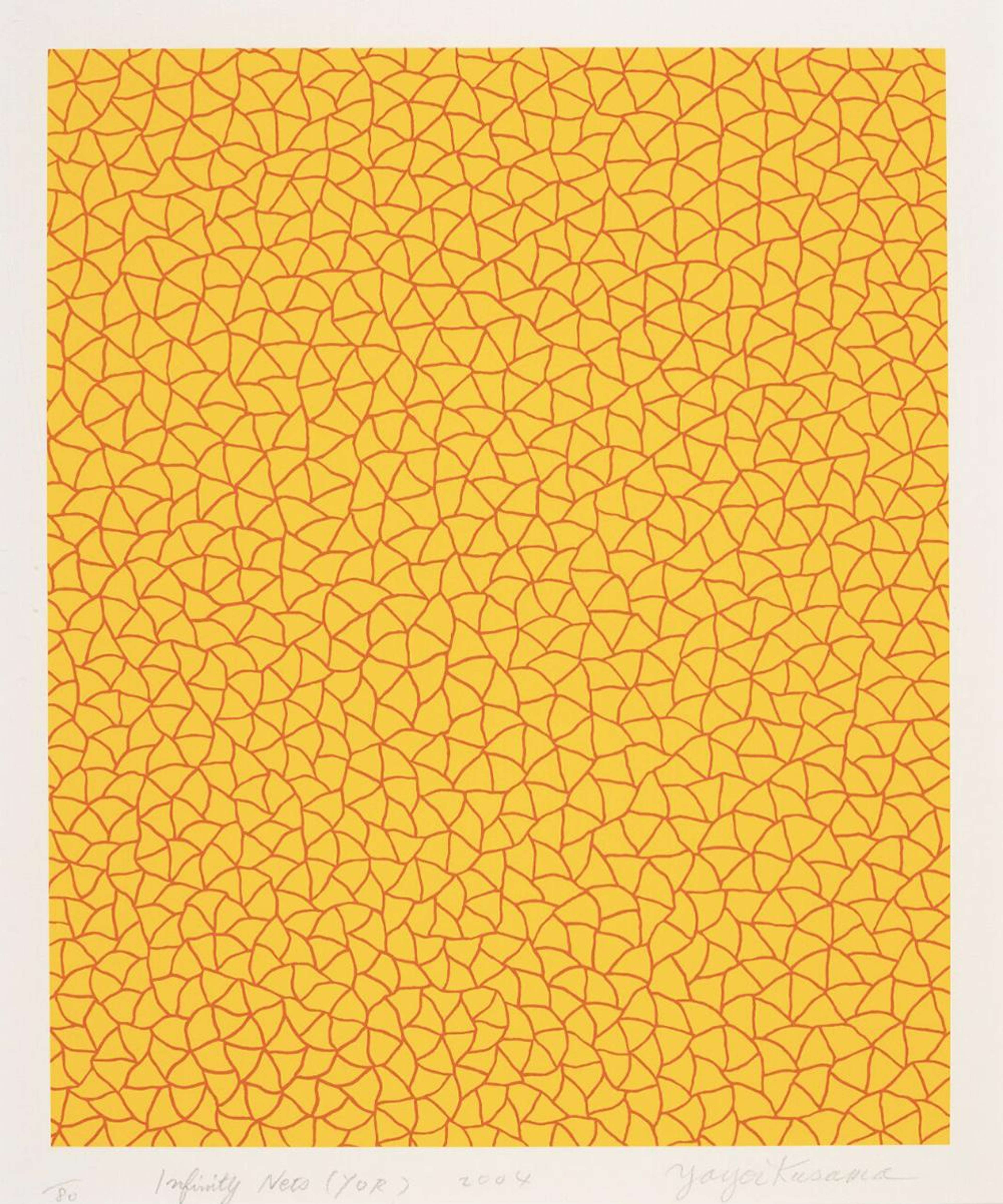 Infinity Nets (YOR) - Signed Print by Yayoi Kusama 2004 - MyArtBroker