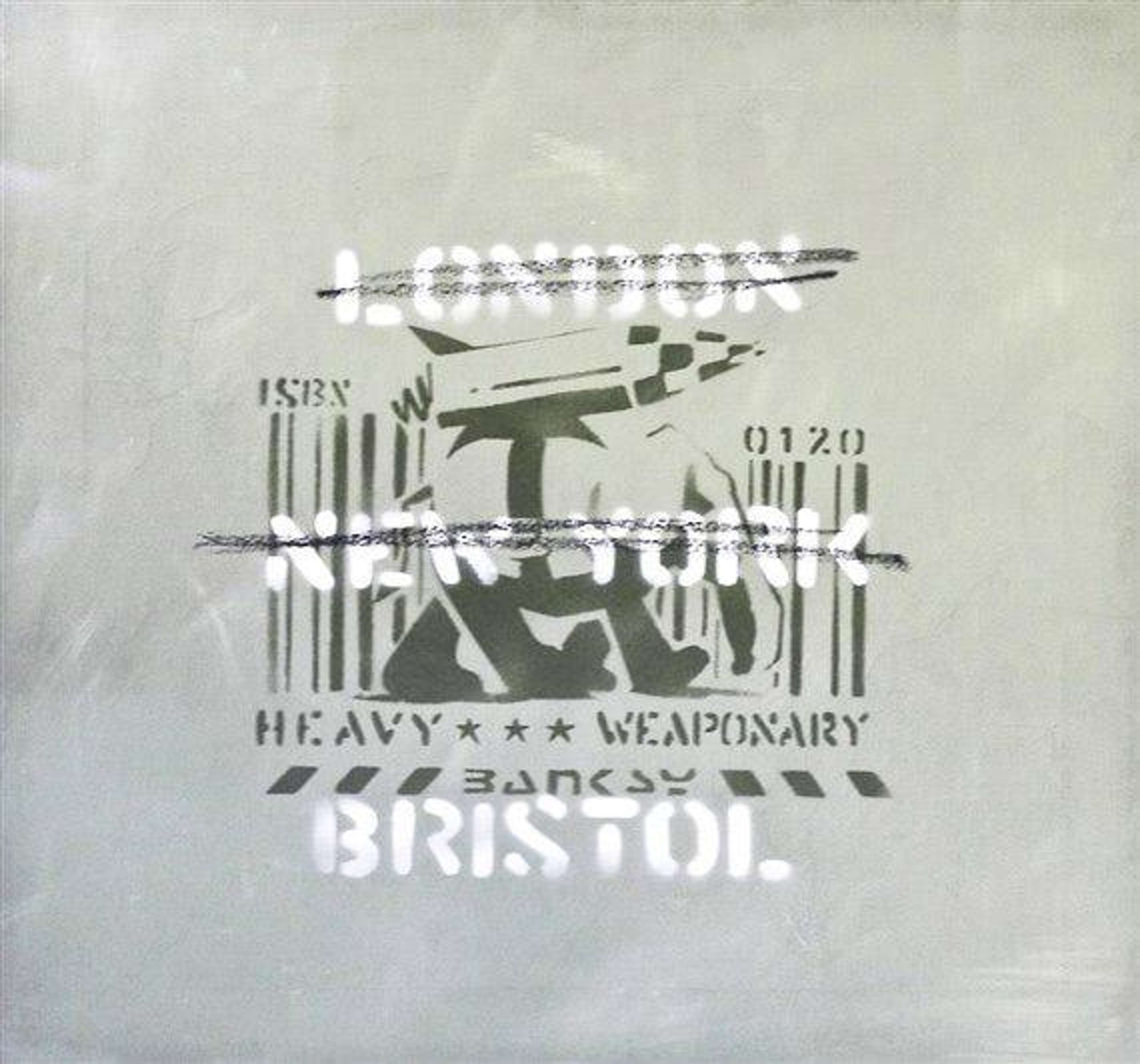 London, New York, Bristol (Heavy Weaponry) - Signed Mixed Media by Banksy 2000 - MyArtBroker