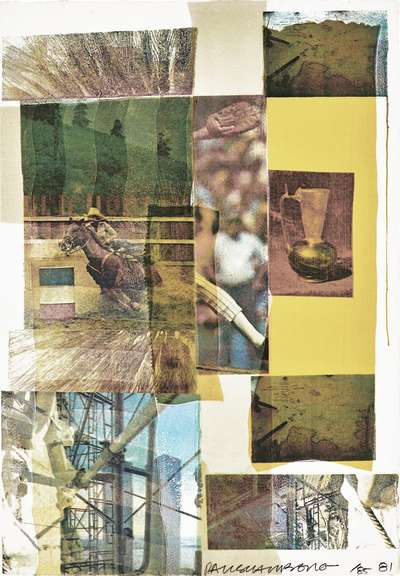 Arcanum IV - Signed Print by Robert Rauschenberg 1981 - MyArtBroker