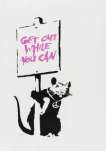 Get Out While You Can (pink) - Unsigned Print