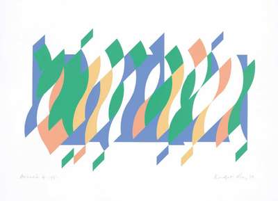 Arcadia 4 - Signed Print by Bridget Riley 2013 - MyArtBroker