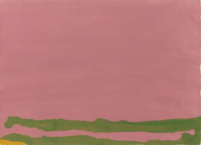 Green Likes Mauve - Signed Print by Helen Frankenthaler 1970 - MyArtBroker