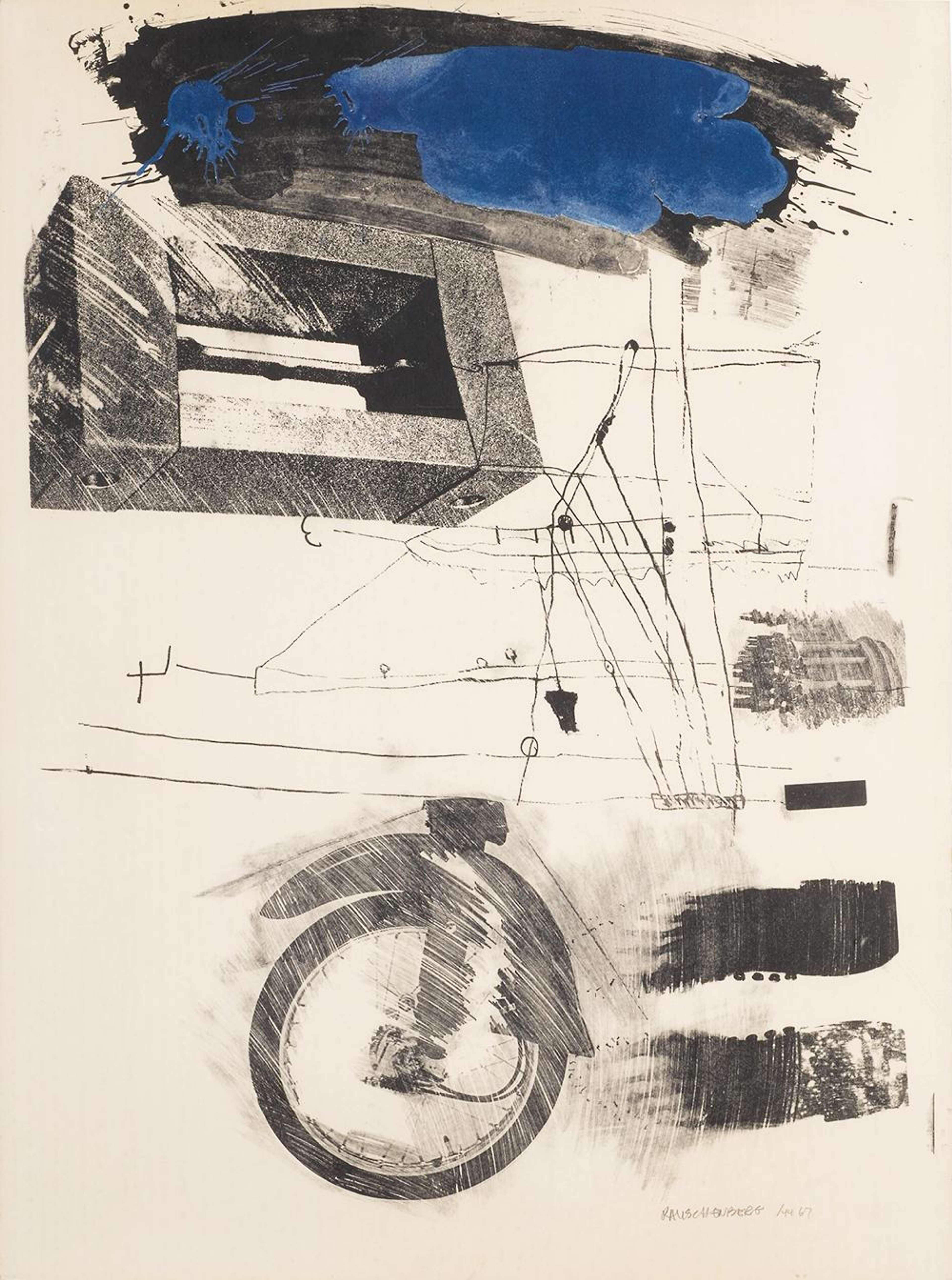 Test Stone 6 - Signed Print by Robert Rauschenberg 1967 - MyArtBroker