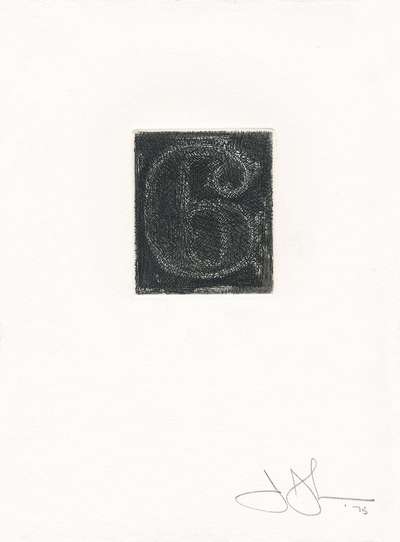 6 (ULAE 162) - Signed Print by Jasper Johns 1975 - MyArtBroker