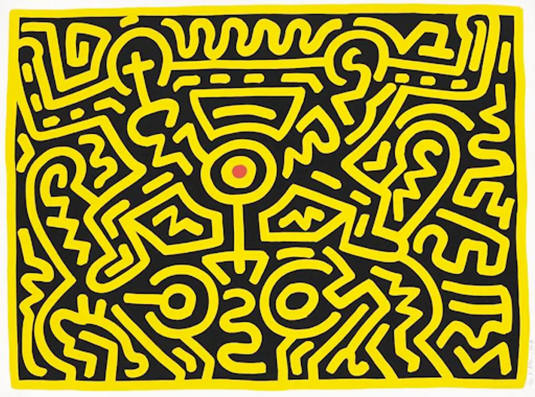 L'Ode à l'Unité de Keith Haring : un jeu d'équilibre entre couleur et énergie