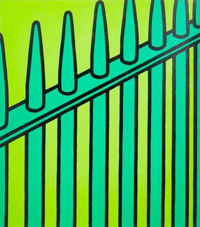 She Fled Along The Avenue (from Some Poems By Jules Laforgue; Edition B) - Signed Print by Patrick Caulfield 1973 - MyArtBroker