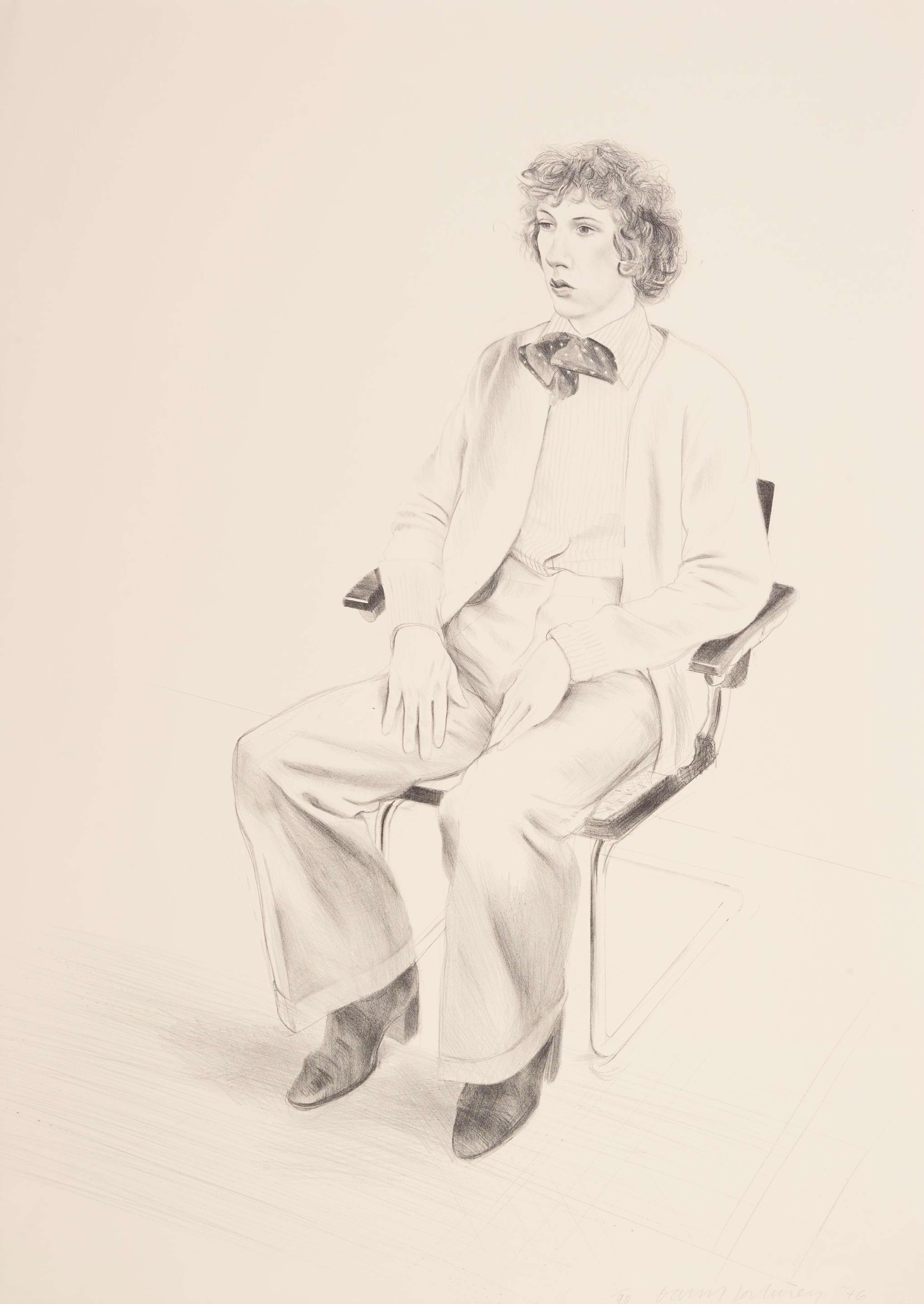 Gregory Evans - Signed Print by David Hockney 1976 - MyArtBroker