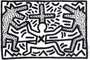 Keith Haring: Plate IV, Untitled 1 - 6 - Signed Print