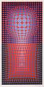 Victor Vasarely: VY 28 E VP-119 - Signed Print