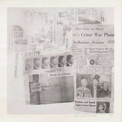 Features I - Signed Print by Robert Rauschenberg 1970 - MyArtBroker
