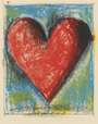Jim Dine: Carnegie Heart - Signed Print