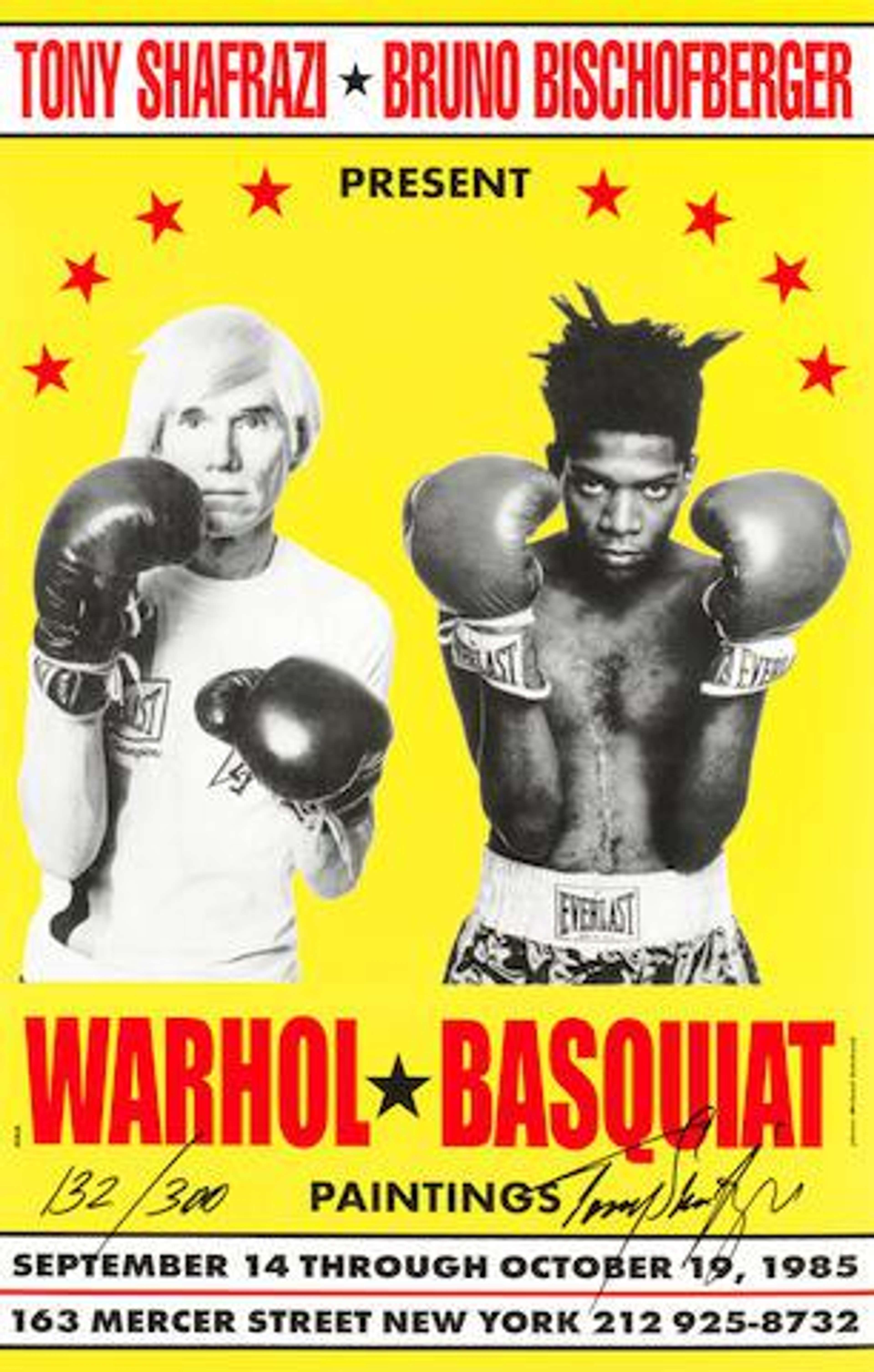 Affiche pour Warhol/Basquiat par Jean-Michel Basquiat