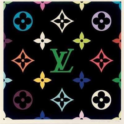 Superflat Monogram (green) - Signed Print by Takashi Murakami 2003 - MyArtBroker