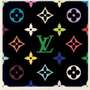 Takashi Murakami: Superflat Monogram (green) - Signed Print