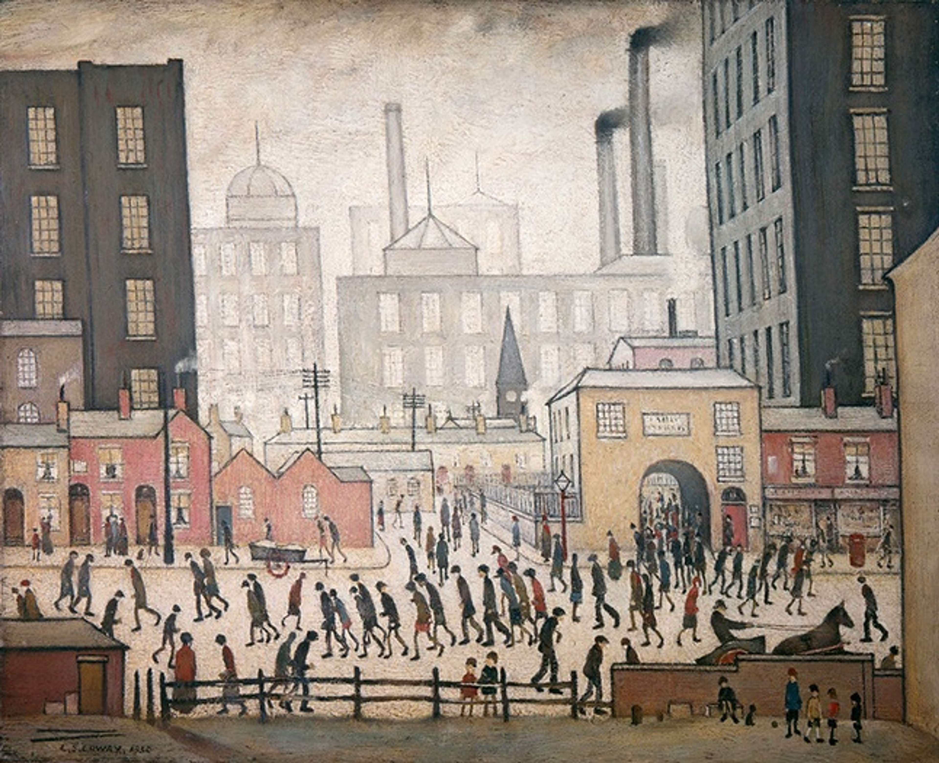 Provenant de l'usine, de L. S. Lowry