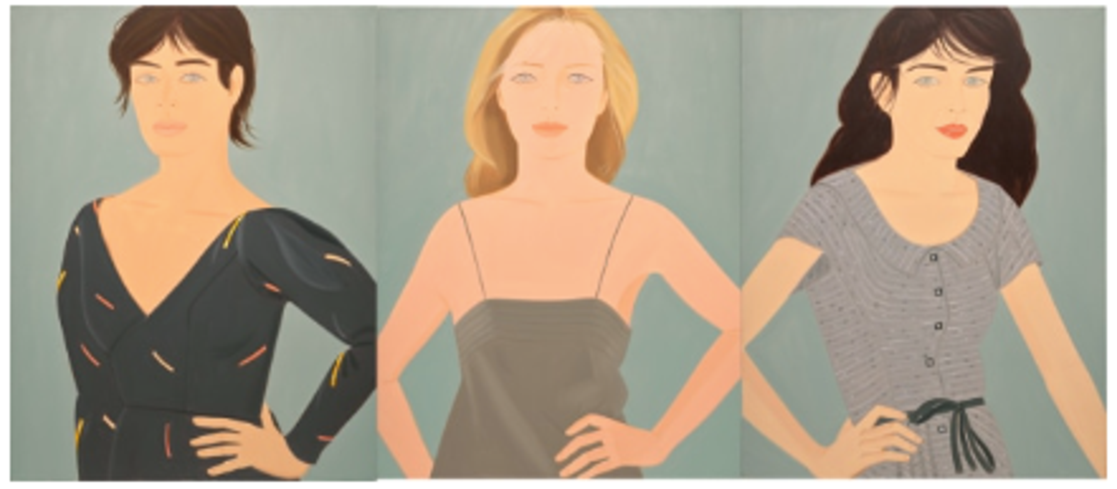 The Grey Dress by Alex Katz - Phillips