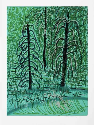 The Yosemite Suite 16 - Signed Print by David Hockney 2010 - MyArtBroker
