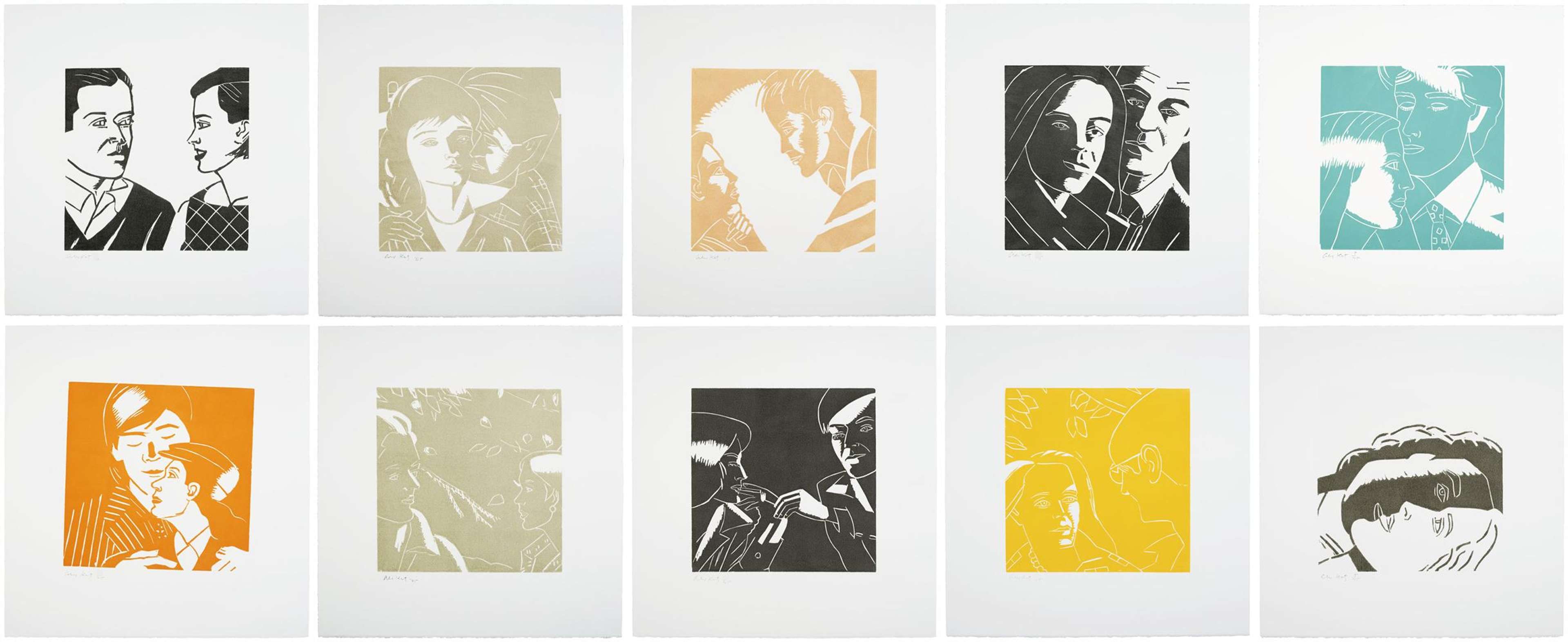 A Tremor In The Morning (complete set) - Signed Print by Alex Katz 1986 - MyArtBroker