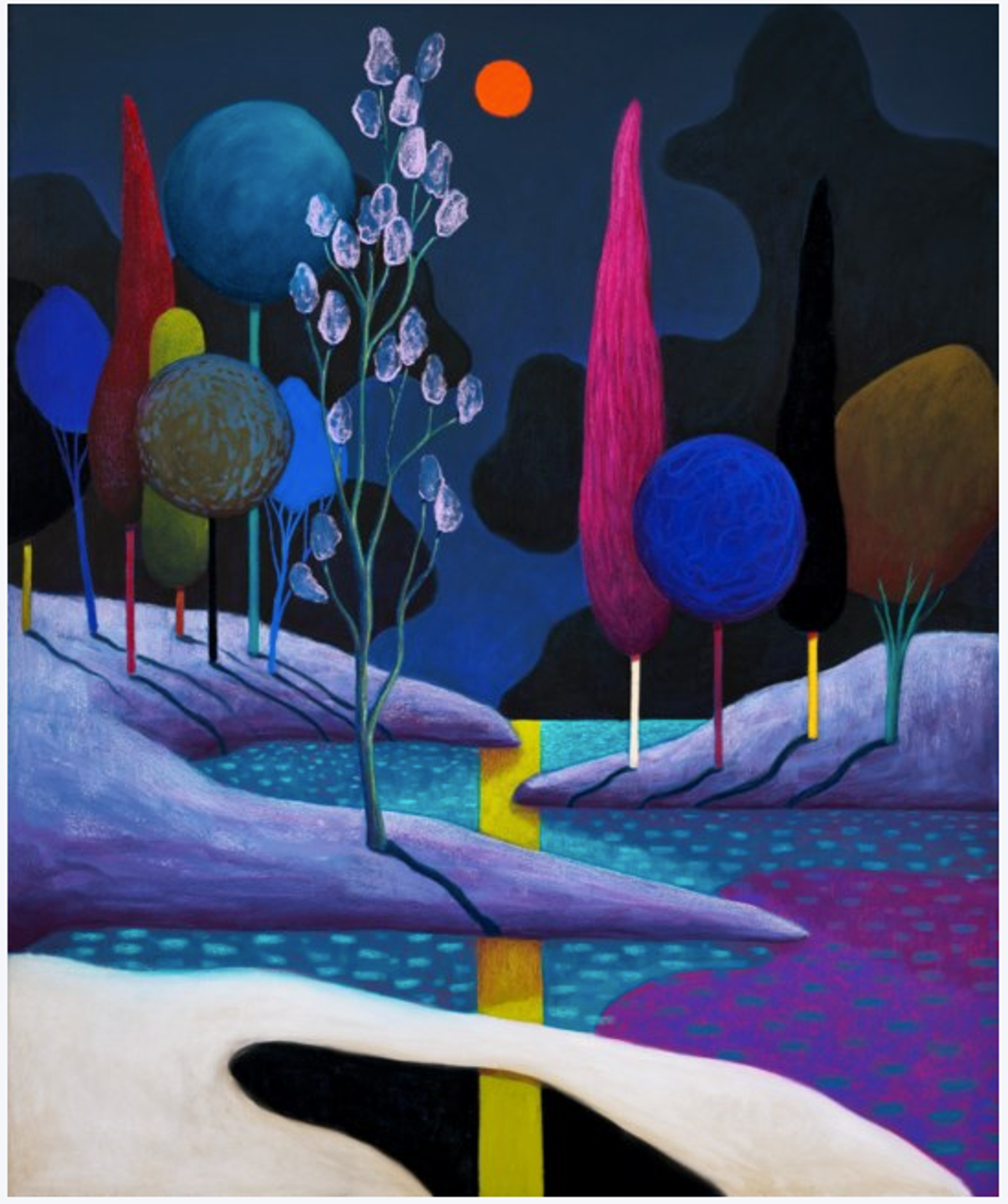 Blue Sunset by Nicolas Party - Christie's 