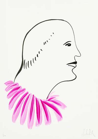 Untitled (magenta) - Signed Print by Nicolas Party 2016 - MyArtBroker