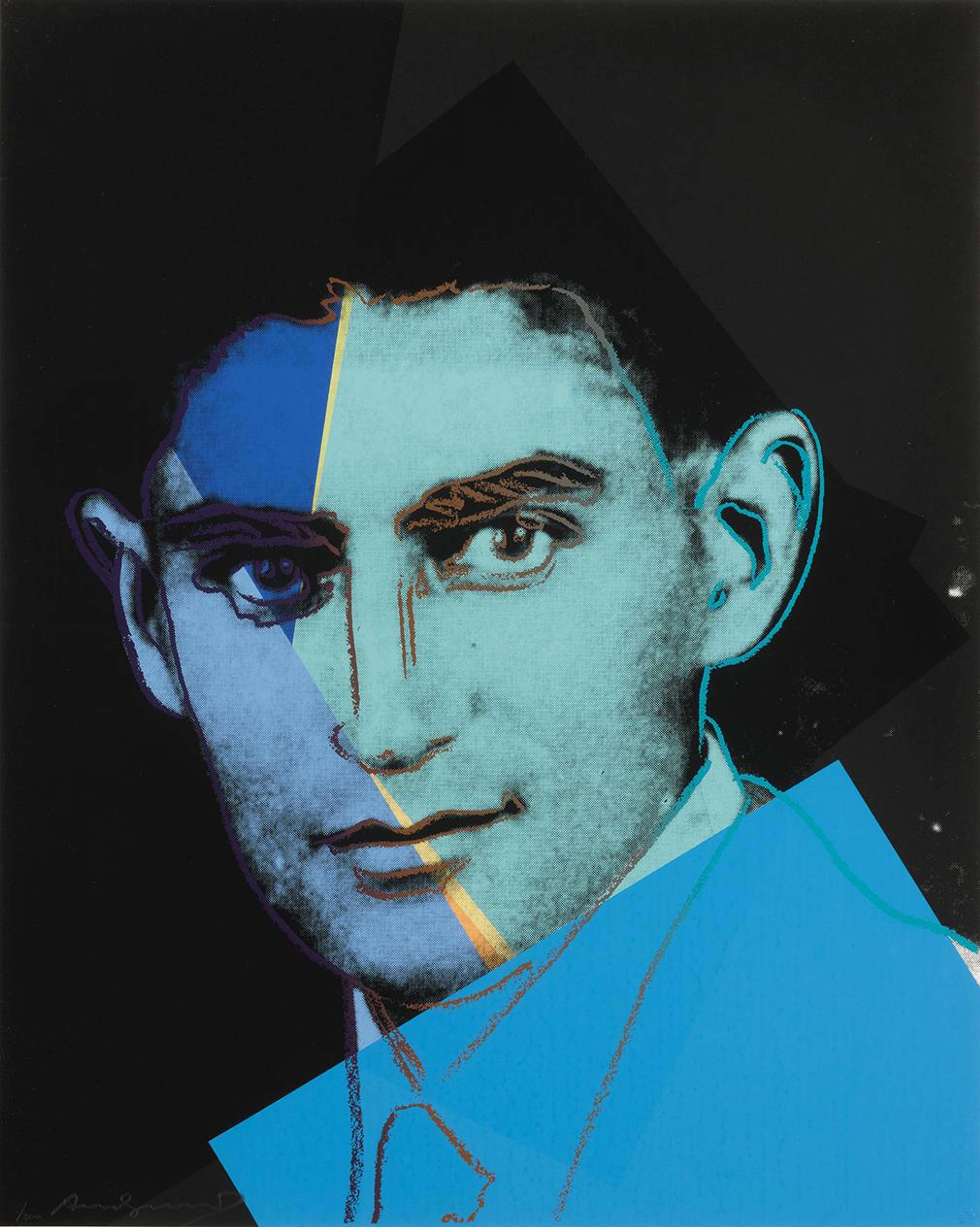 Franz Kafka (F. & S. II.226) by Andy Warhol