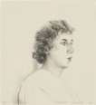 Small Head Of Gregory - Signed Print