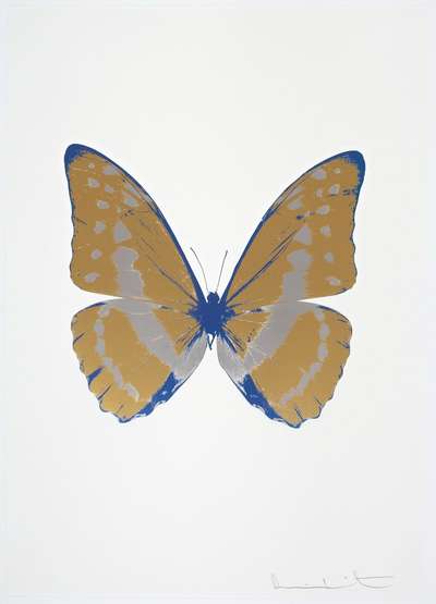The Souls III (hazy gold, silver gloss, frost blue) - Signed Print by Damien Hirst 2010 - MyArtBroker