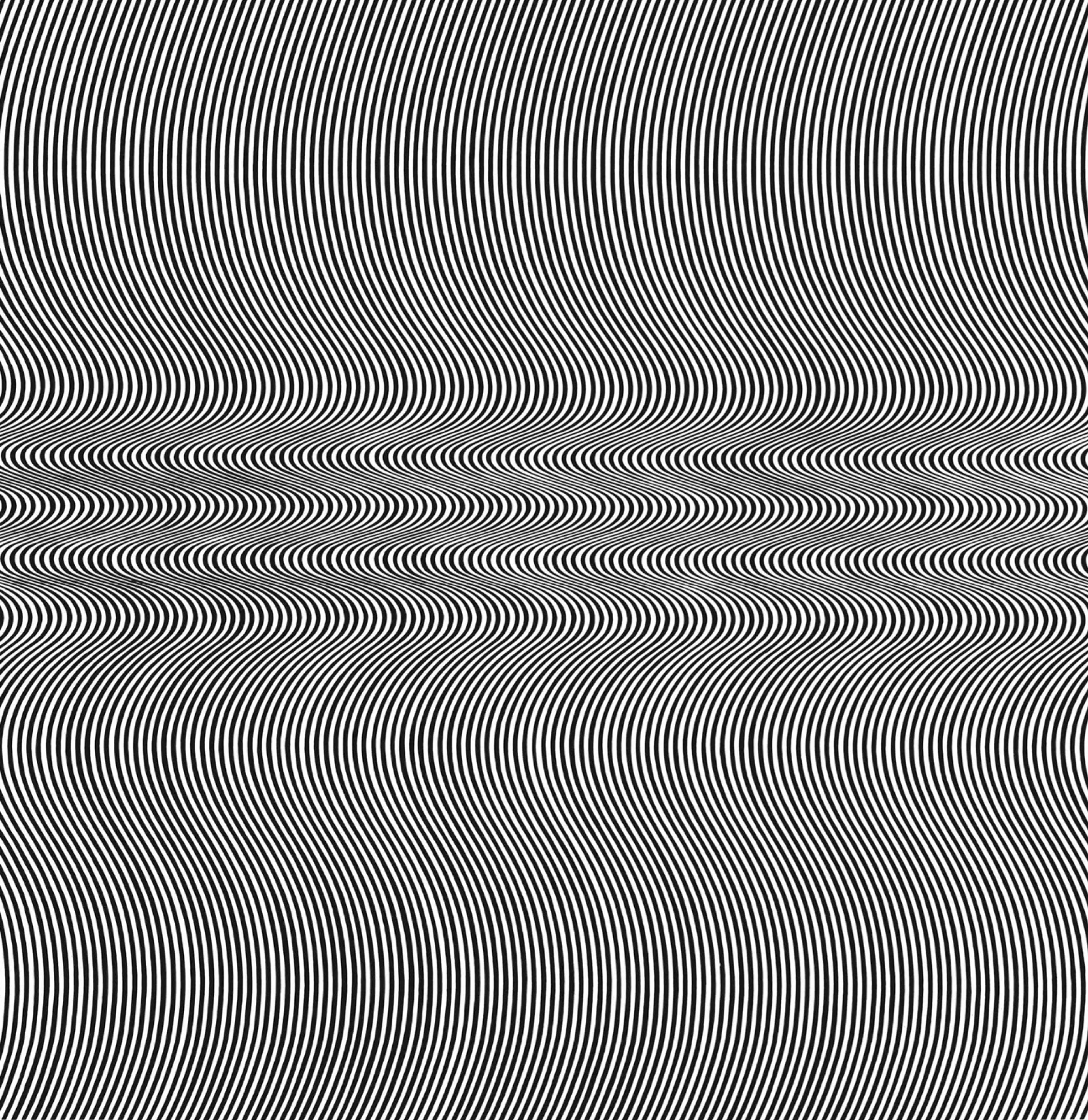 Courants, par Bridget Riley