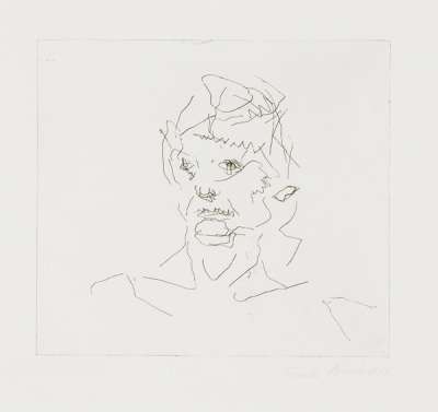 Julia (M. 14) - Signed Print by Frank Auerbach 1981 - MyArtBroker