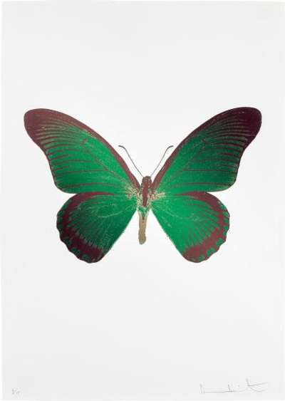 The Souls IV (emerald green, burgundy, cool gold) - Signed Print by Damien Hirst 2010 - MyArtBroker