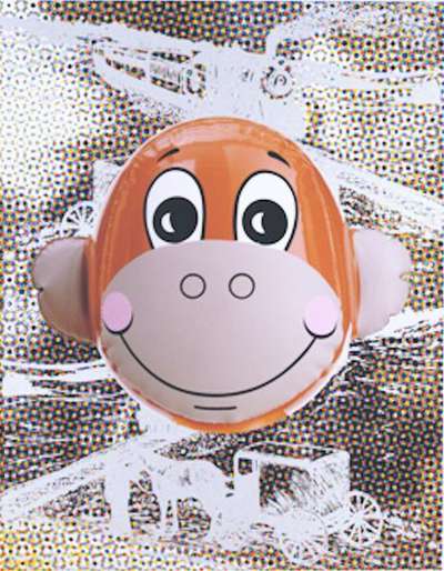 Monkey Train (dots) - Signed Print by Jeff Koons 2007 - MyArtBroker