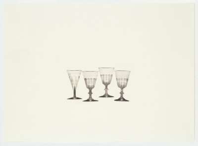 Fox Talbot's Articles Of Glass (Four Glasses) - Signed Print by Cornelia Parker 2016 - MyArtBroker
