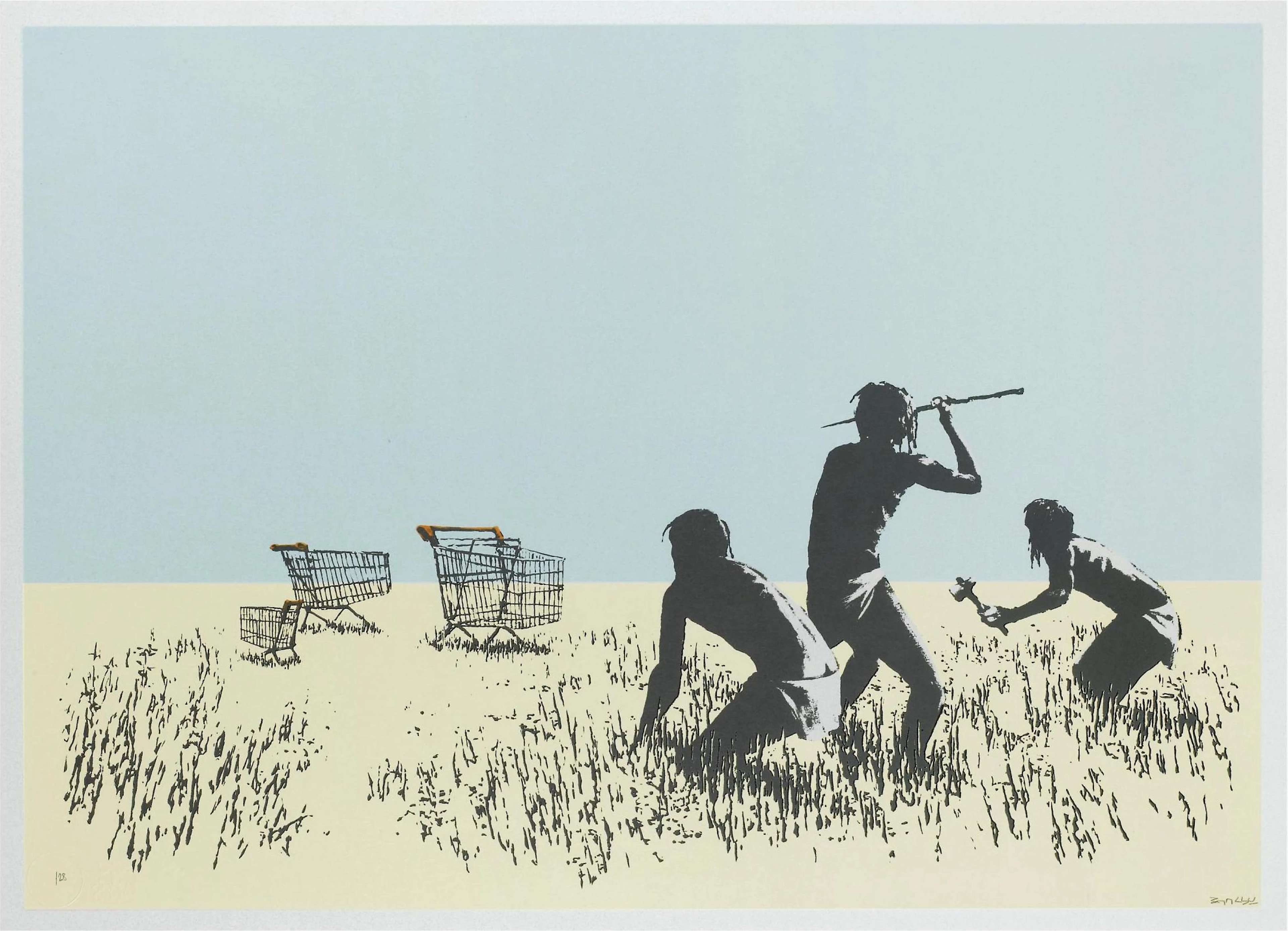 Trolley Hunters (Bethlehem) par Bansky