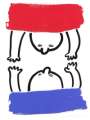 Keith Haring: The Story Of Red And Blue 15 - Signed Print