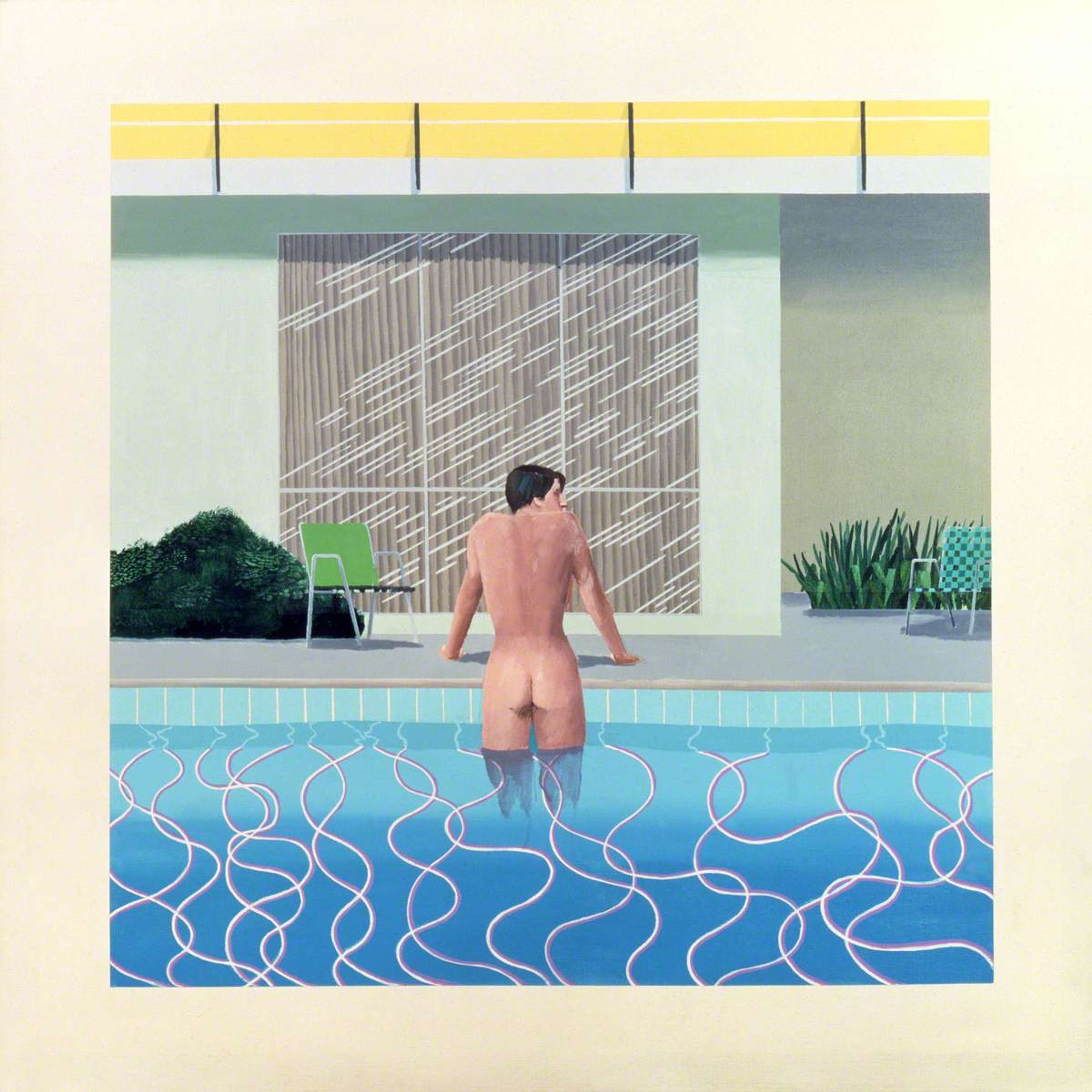 Image © Art UK / Peter Getting Out Of Nick's Pool de David Hockney - MyArtBroker