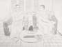 David Hockney: Christopher Isherwood And Don Bachardy - Signed Print