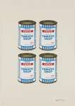 Soup Cans Quad (cream paper) - Signed Print