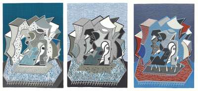 Eine, Deux, Tres (complete set) - Signed Print by David Hockney 1990 - MyArtBroker