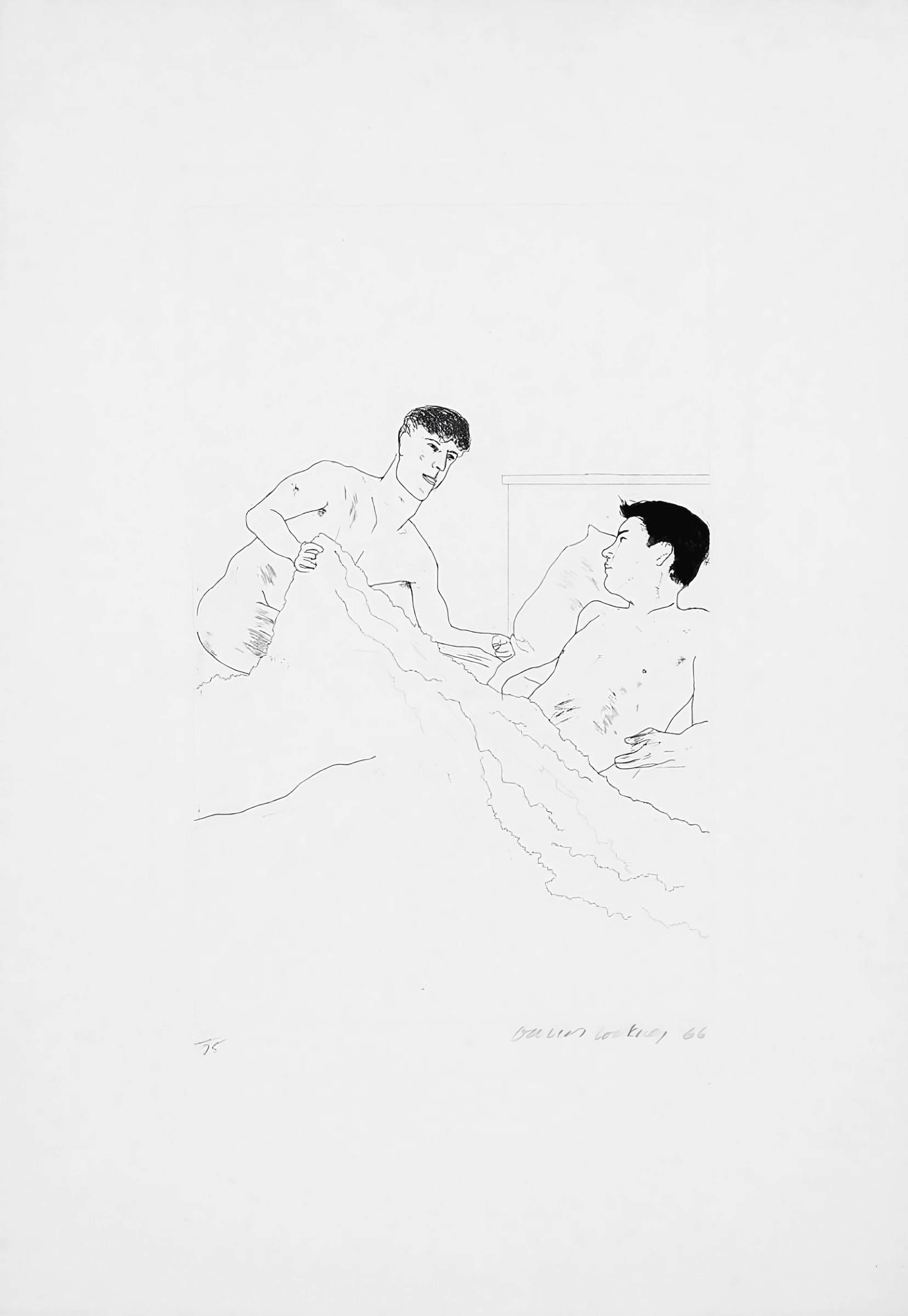 According To Prescriptions Of Ancient Magicians - Signed Print by David Hockney 1966 - MyArtBroker