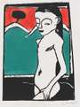 Erich Heckel: Standing Child - Signed Print