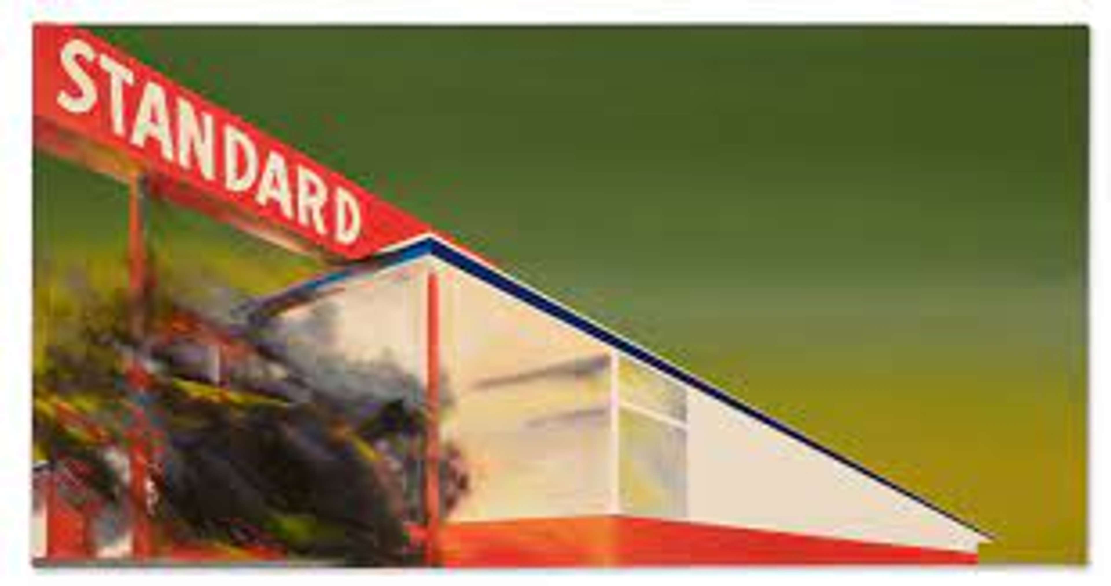 Image © Christie's / Burning Gas Stations © Ed Ruscha c.1966-69