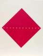 Lucio Fontana: Concetto Spaziale (Red Rhodoid) - Signed Print