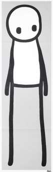 Standing Figure (grey) - Signed Print