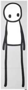 Stik: Standing Figure (grey) - Signed Print